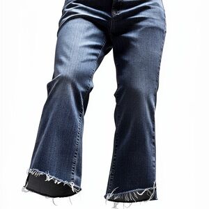 Seven7 Dark Blue Flare Jeans